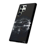 Black Sports Car Illustration 2023 Challenger SRT phone case | Car Drift Reflection