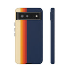 Retro Rainbow Stripe Phone Case | Tough Phone Case
