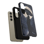 Geisha Parasol Moonlight Art Tough Phone Case