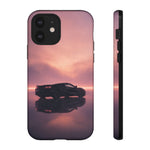 C8 Corvette Silhouette Pastel Horizon Case
