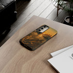 Carp Fishing Phone Case Sunrise Bowfishing Tough Cover Gift