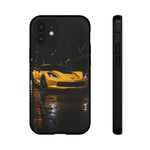 Aggressive Yellow C7 Z06 Tough Phone Case