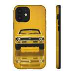 Nova SS Phone Case Yellow, Classic 70s Muscle Car Cover, Gift for Him