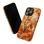 Autumn Fox Woodland Art Tough Phone Case