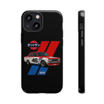 VintageDatsun 510 Racing Stripe JDM Tough Phone Case Cover Gift