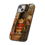 Corgi Royal Guard phone case | Cute British corgi soldier illustration