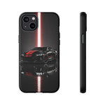 Camaro ZL1 Phone Case, Black Red Racing Stripe Studio Cover, Gift