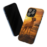 Rhodesian Ridgeback African Savanna Art Tough Phone Case