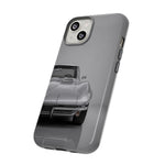 Silver Corvette Art Phone Case, C2 Sting Ray Classic Sports Cover