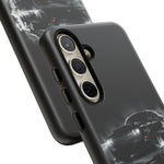 Black Sports Car Illustration 2023 Challenger SRT phone case | Car Drift Reflection
