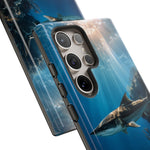 Cobia Reef Phone Case, Shaft of Light Ocean Fishing Tough Cover