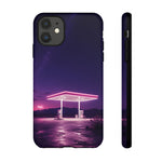 Neon Fuel Station Desert Night Tough Phone Case Cover Gift