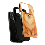 Pomeranian Tiny Fox Fluffy Art Tough Phone Case