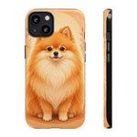 Pomeranian Tiny Fox Fluffy Art Tough Phone Case