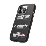 White C7 Z06 Sports Car Phone Case Tough Multi View