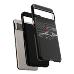 Black C5 Phone Case American Sports Car Tough Cover Gift