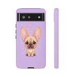 French Bulldog Bat Ears Kawaii Pet Dog Art Tough Phone Case