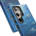 Amberjack School Phone Case, Open Water Sunlight Tough Cover