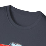 1955 Fairlane Sunliner Classic Car T-Shirt | Vintage Red Convertible