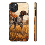 German Shorthaired Pointer Pointing Art Tough Phone Case