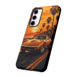 Orange Corvette C3 Stingray Sunset Palms Phone Case