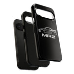 MR2 White Side Silhouette JDM Tough Phone Case Cover Gift