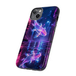 Neon Koi Reflection Vaporwave phone case | Tough Cover