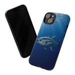 Yellowfin Tuna Phone Case, Deep Blue Water Tough Cover, Gift