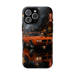 70 GTO Judge Phone Case, Rainy City Night Muscle Car Cover