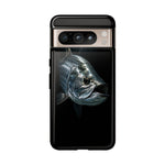 Tarpon Fishing Phone Case, Saltwater Portrait Black Cover, Gift