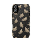 Vintage Ghost Pattern phone case | Halloween spooky stars design