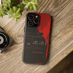 GNX Black Ember Red Tough Phone Case