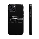 Vintage Galaxie 500 Phone Case | Classic Car Illustration, Black