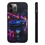 Blue C7 Neon District Tough Phone Case