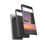 Temple Bell Sunset Phone Case Japan Zen Tough Case