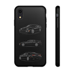 Black 300ZX Sports Car Tough Phone Case - Multi View