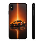 Z06 C8 Phone Case, Orange Racing Livery Studio Cover