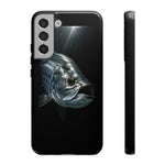 Tarpon Fishing Phone Case, Saltwater Portrait Black Cover, Gift