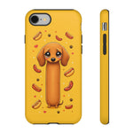 Dachshund Long Boi Kawaii Pet Dog Art Tough Phone Case