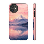 Mount Fuji Dawn Reflection Art Tough Phone Case