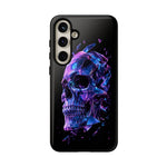 Holographic Skull Phone Case, Shattered Glass Iridescent Cover