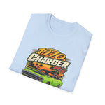 1970 Charger Classic Car T-Shirt — Vintage Muscle Car Graphic Tee