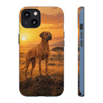 Rhodesian Ridgeback African Savanna Art Tough Phone Case