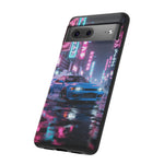 Skyline GT-R Tokyo Rain JDM Night Art Tough Phone Case