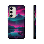 2 Rounds Canada Retina Artwork Vaporwave Phone Case – Landscape Aesthetic