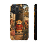 Corgi Royal Guard phone case | Cute British corgi soldier illustration