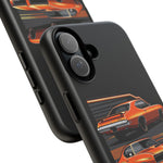 1969 GTO Judge Orange Muscle Car Tough Phone Case Cover Gift