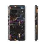 67 GTO Phone Case Purple, Rainy City Night Muscle Car Tough Cover
