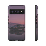 Sunset Skyline GT-R R32 phone case | car reflection, purple dusk