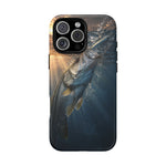 Snook Fishing Phone Case, Sunset Strike Cover for Inshore Anglers